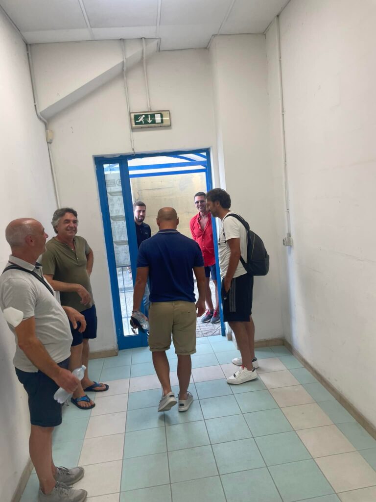 Lo staff del Manfredonia Calcio è al Miramare Le foto IlSipontino net